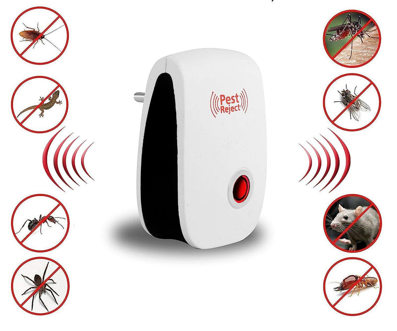 Ultrasonic Pest Repeller Pack: Mosquito & Cockroach Control