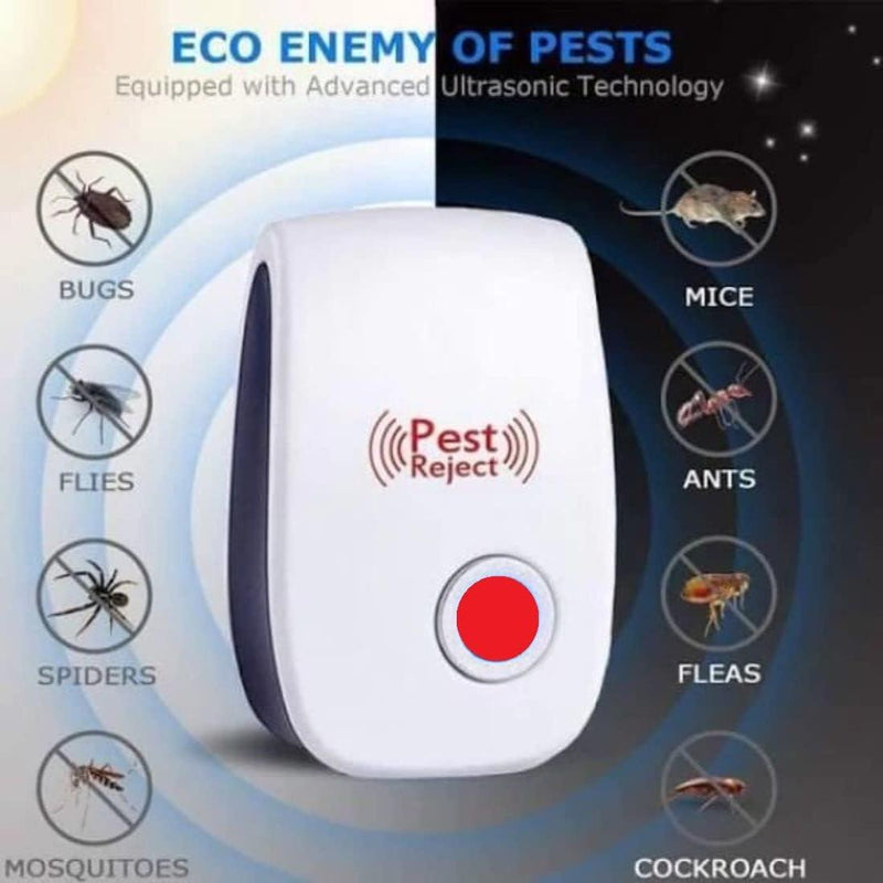 Ultrasonic Pest Repeller Pack: Mosquito & Cockroach Control