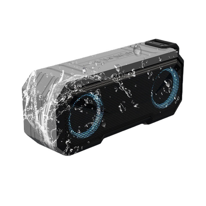 Waterproof Outdoor Wireless Bluetooth Speaker with Power Bank & Dual Speakers