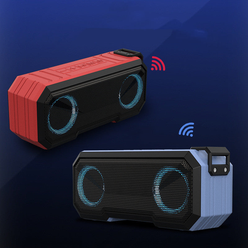 Waterproof Outdoor Wireless Bluetooth Speaker with Power Bank & Dual Speakers
